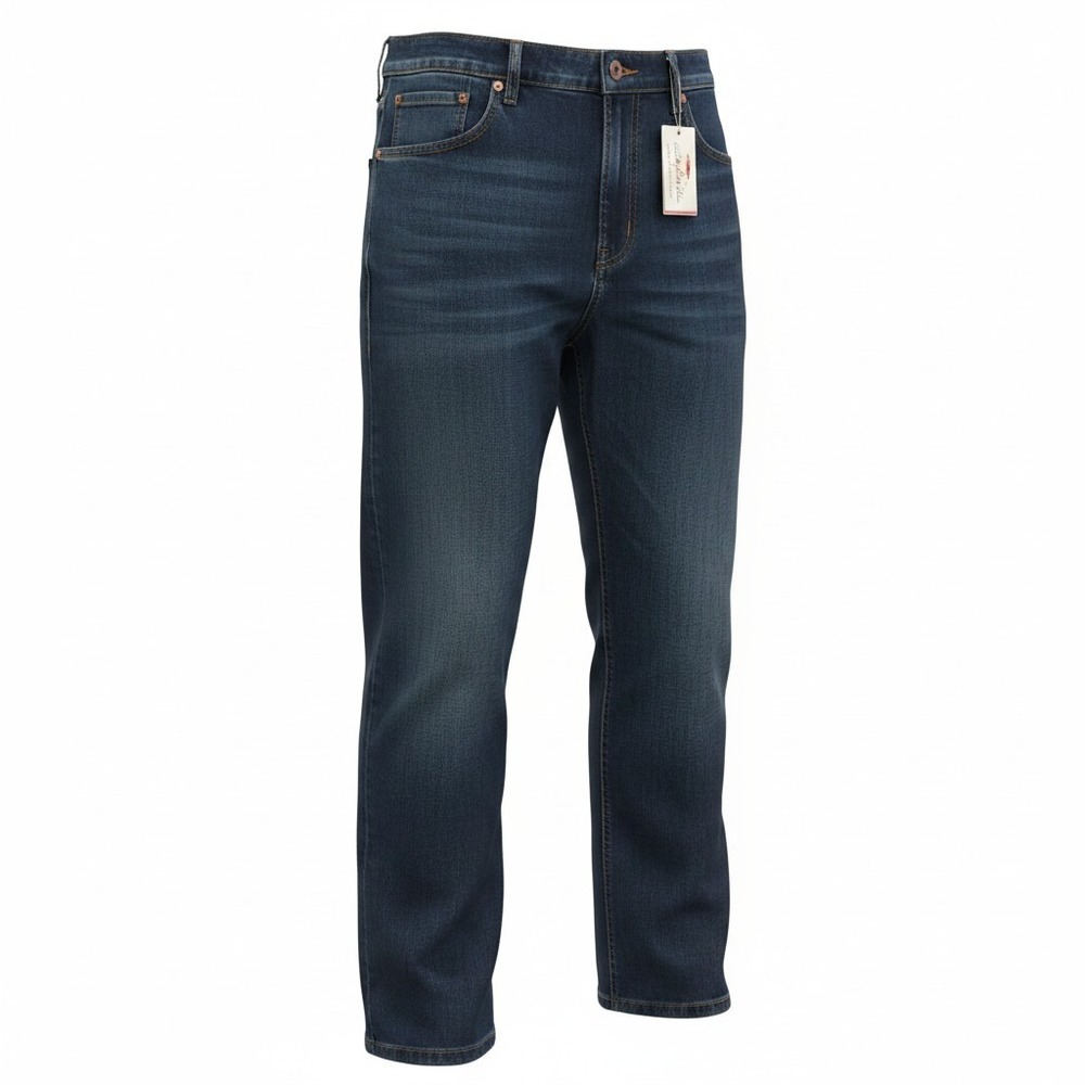 Bob Timberlake Jeans Mens 42x32 Blue Denim Straight Leg Stretch Outdoor